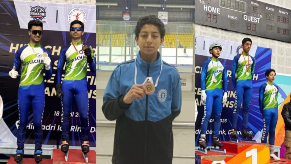 AHS & AHSB Students Qualify for National Ice Skating Championship HIMACHAL HEADLINES