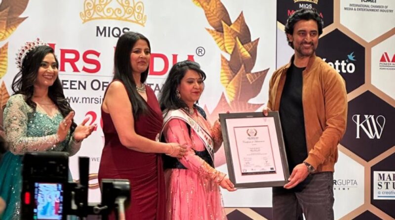 Daughter of Himachal Shines on National Stage - Crowned Mrs Intelligence India 2026 HIMACHAL HEADLINES