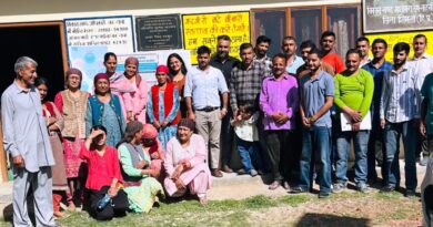 Information about health and maintenance of cattle was given to cattle rearers in Peeran HIMACHAL HEADLINES