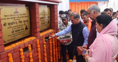 Sukhu lays foundation stone of electrical division office HIMACHAL HEADLINES