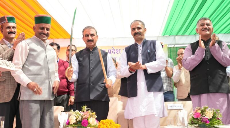Sukhu inaugurates 500 KW solar power plant in Dharech HIMACHAL HEADLINES