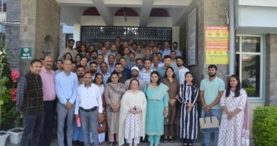 Training on Climate Change Hazards and Disaster Risk Reduction Concludes at Nauni