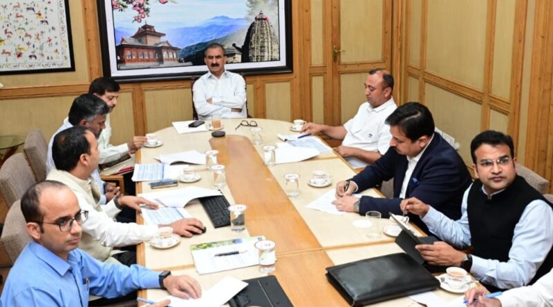 Explore possibilities of DBT under MIS : Sukhu HIMACHAL HEADLINES