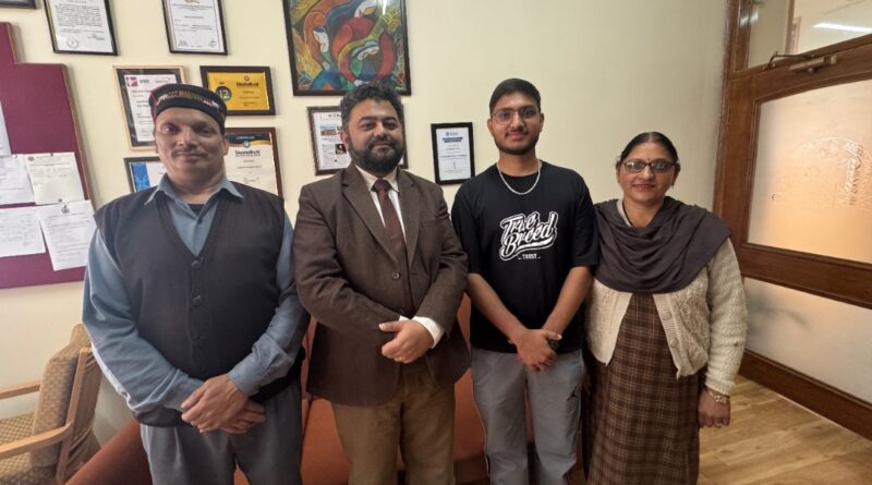 Lokesh Kaundal’s Rise Beyond Circumstances HIMACHAL HEADLINES