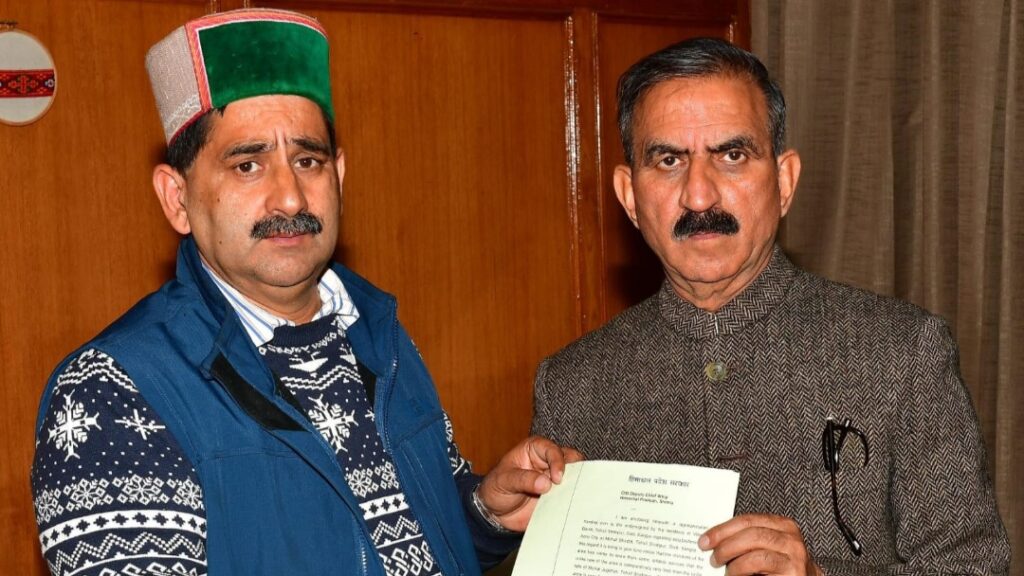 Deputy Chief Whip calls on Chief Minister HIMACHAL HEADLINES