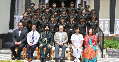 RIMC Cadets call on Governor Gupta