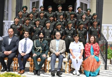 RIMC Cadets call on Governor Gupta