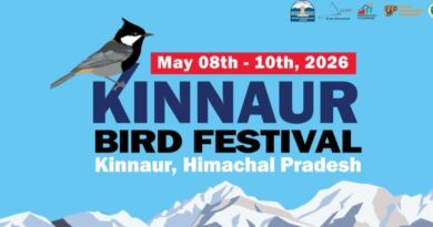 Kinnaur to Host First-Ever Bird Festival from May 8–10, Promoting Conservation and Slow Tourism
