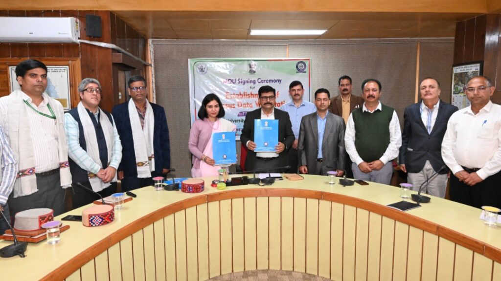 Nauni University Sets Up Census Data Research Centre, Signs MoU with Census Directorate HIMACHAL HEADLINES