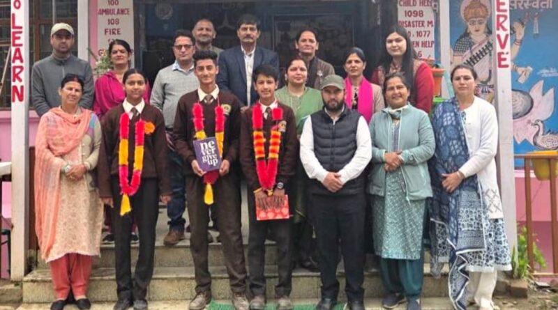 Chiyog Vidyalaya's achieves 100 % tenth board exam result HIMACHAL HEADLINES