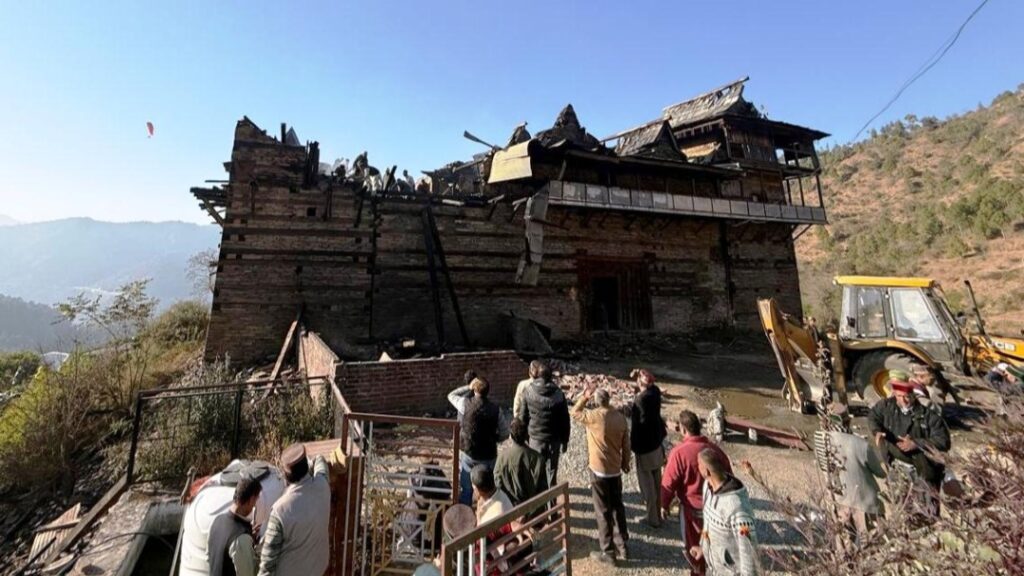 Community Efforts Revive Historic Junga Palace After Devastating Fire Community Efforts Revive Historic Junga Palace After Devastating Fire HIMACHAL HEADLINES