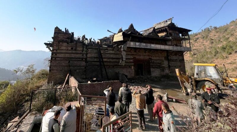 Community Efforts Revive Historic Junga Palace After Devastating Fire Community Efforts Revive Historic Junga Palace After Devastating Fire HIMACHAL HEADLINES