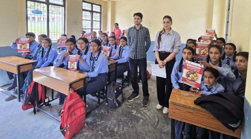 Girls at Peeran School were made aware about HPV vaccination HIMACHAL HEADLINES