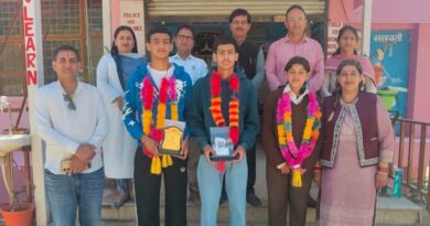 Three students of Chiyog School were selected for sports hostel HIMACHAL HEADLINES