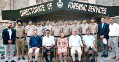 Finger print training completed at State Forensic Science Laboratory, Junga Finger print training completed at State Forensic Science Laboratory, Junga