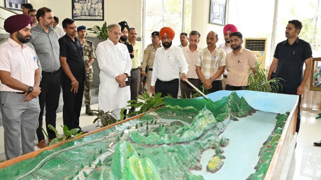 Governor Gupta visits Bhakra Dam to review power generation infrastructure HIMACHAL HEADLINES