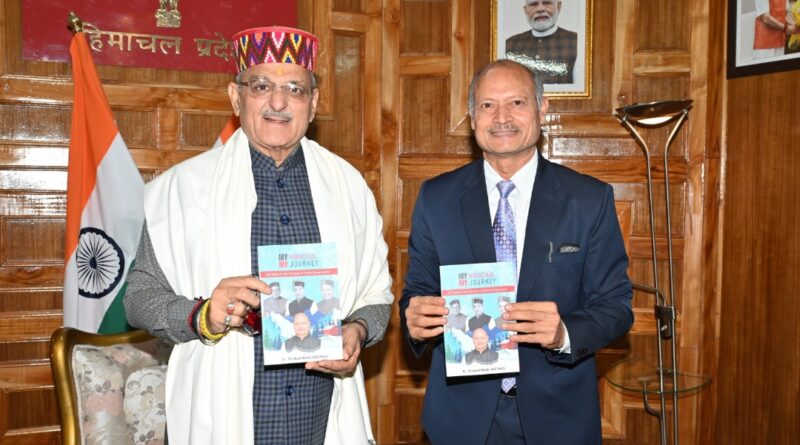 Governor releases book 'My Himachal, My Journey' HIMACHAL HEADLINES
