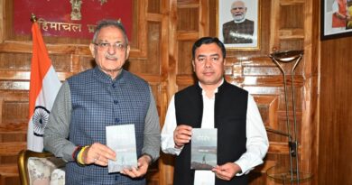 Governor releases poetry collection 'Shauryabodh' HIMACHAL HEADLINES