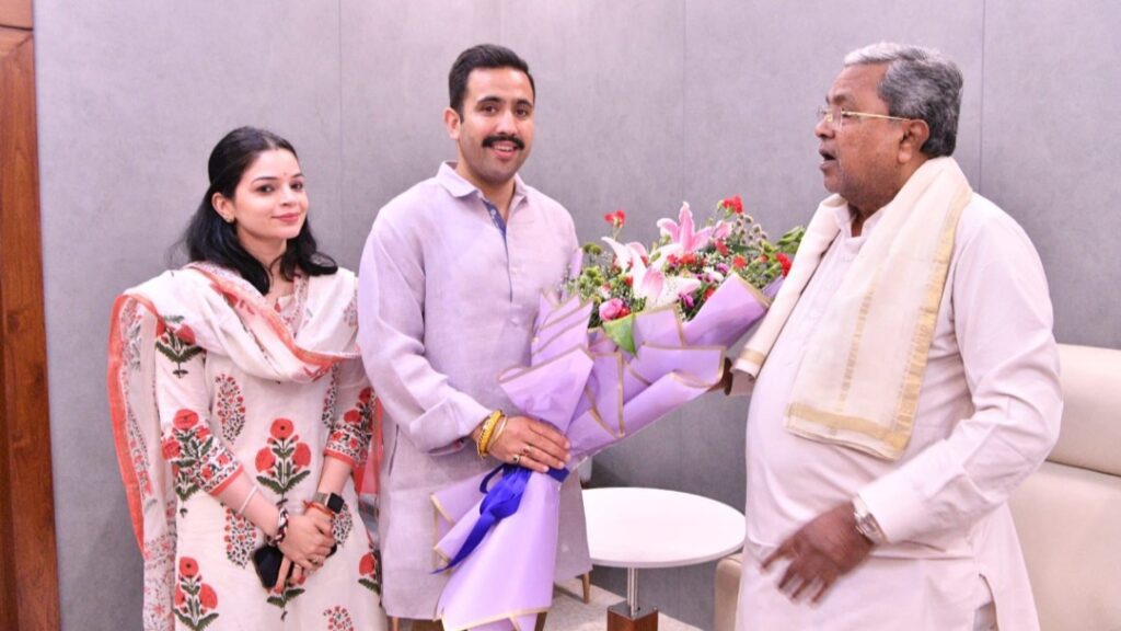 PWD Minister meets CM and Deputy CM of Karnataka PWD Minister meets CM and Deputy CM of Karnataka HIMACHAL HEADLINES