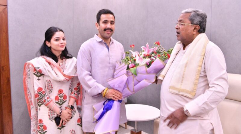 PWD Minister meets CM and Deputy CM of Karnataka