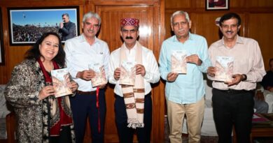 CM Sukhu releases Bazaar novel authored by Niranjan Dev Sharma  HIMACHAL HEADLINES