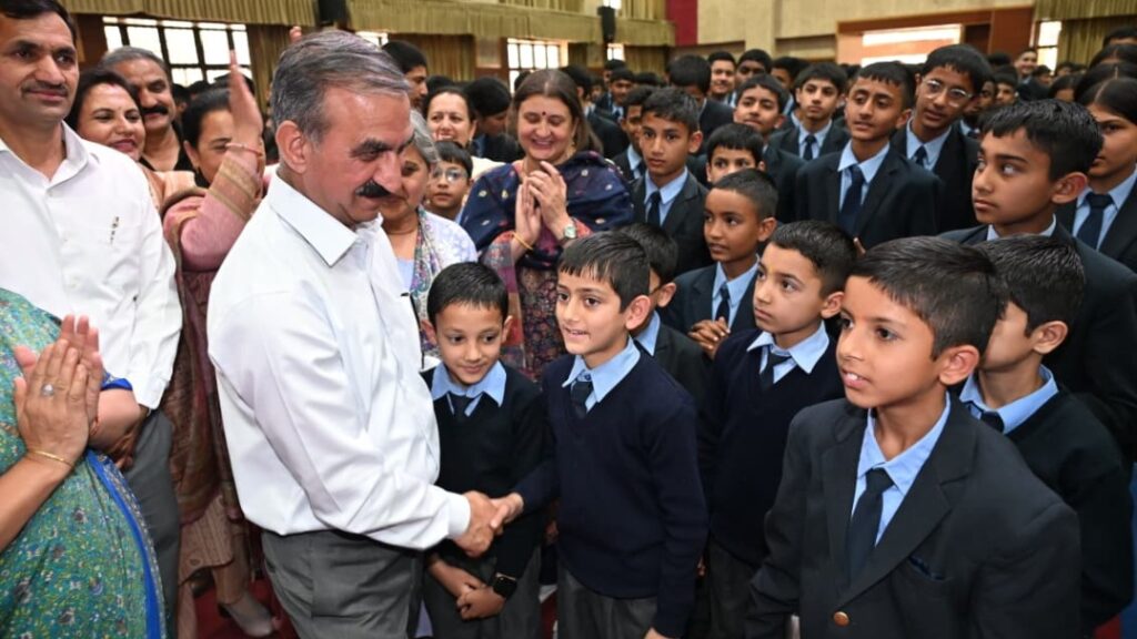 Government schools of Himachal to emerge as the best in the country: Sukhu HIMACHAL HEADLINES