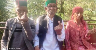 96-year-old Gauri, 94-year-old Shaunkiya Ram, 92-year-old Bish Ram, 93-year-old Santram cast their votes HIMACHAL HEADLINES