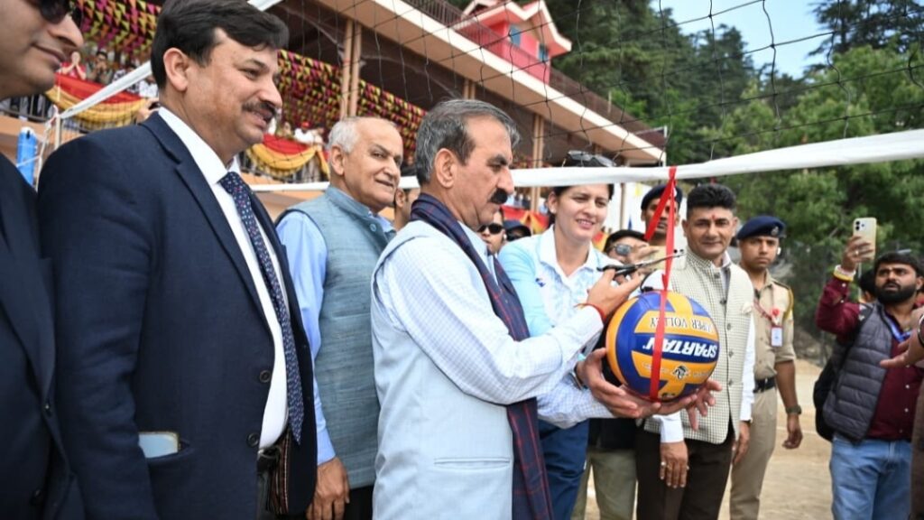 Sukhu inaugurates multipurpose sports stadium at Sanjauli Sukhu inaugurates multipurpose sports stadium at Sanjauli HIMACHAL HEADLINES