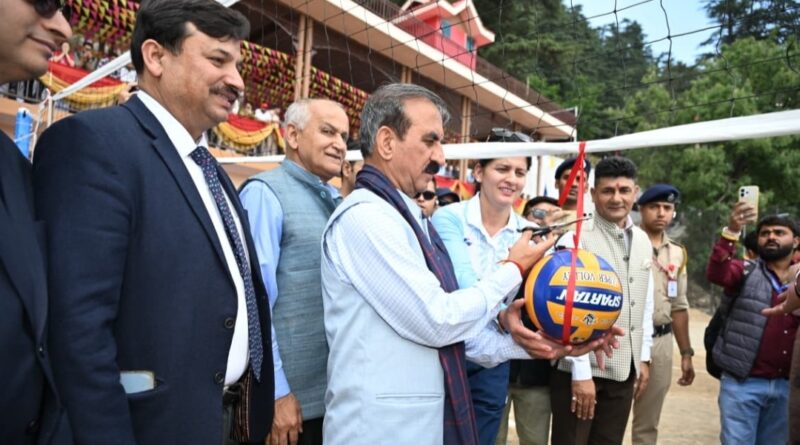 Sukhu inaugurates multipurpose sports stadium at Sanjauli Sukhu inaugurates multipurpose sports stadium at Sanjauli HIMACHAL HEADLINES