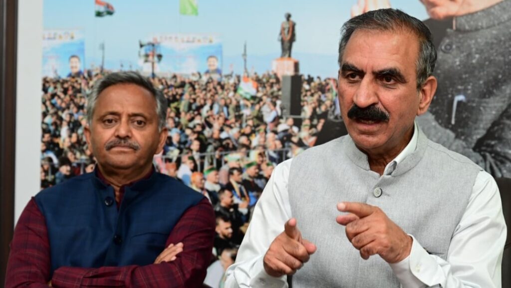 Sukhu Counters BJP Claims, Sparks Debate with Unexpected Praise for Bindal Sukhu Counters BJP Claims, Sparks Debate with Unexpected Praise for Bindal HIMACHAL HEADLINES