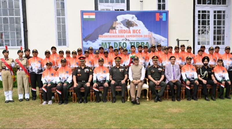 Governor Gupta flags off NCC Mt Deo Tibba Expedition-2026 HIMACHAL HEADLINES