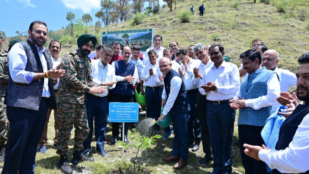 SJVN Organized Tree Plantation Drive in Shimla to Celebrate World Environment Day SJVN Organized Tree Plantation Drive in Shimla to Celebrate World Environment Day HIMACHAL HEADLINES