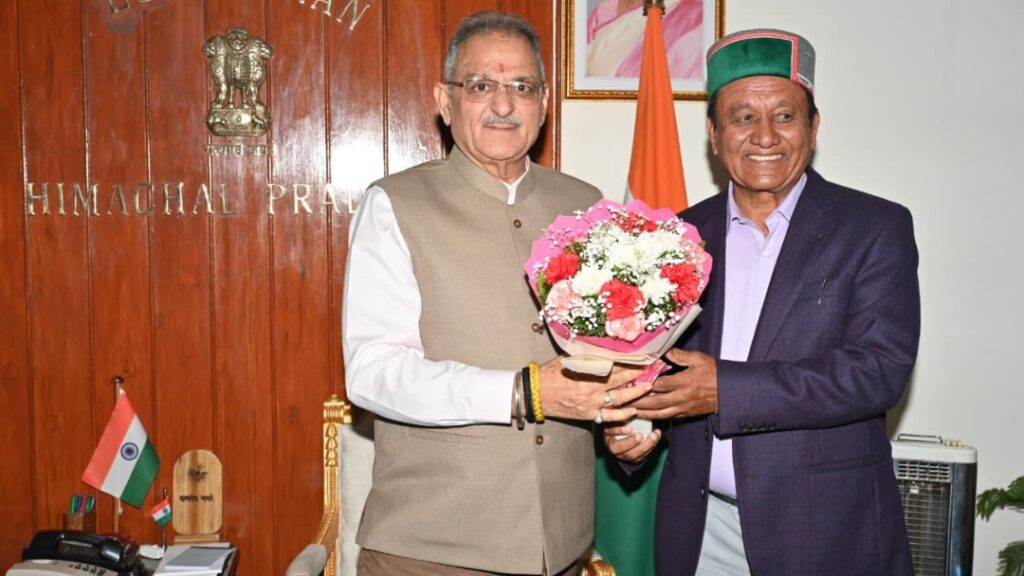 Revenue Minister calls on Governor, requests approval for Nautor forest land in tribal areas Revenue Minister calls on Governor, requests approval for Nautor forest land in tribal areas HIMACHAL HEADLINES