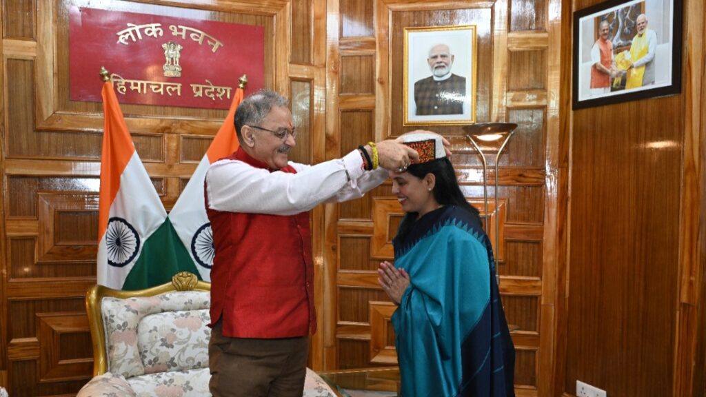 Governor presides over Telangana Foundation Day celebration HIMACHAL HEADLINES
