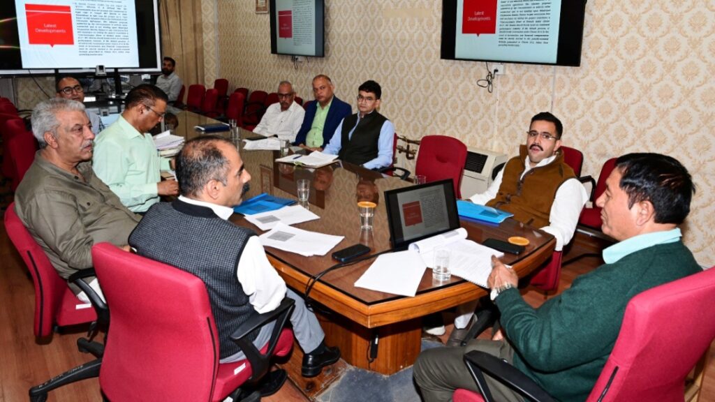 Jagat Singh Negi presides over Cabinet Sub-Committee meeting HIMACHAL HEADLINES