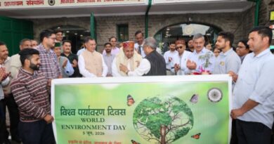Public Participation Must Become a Mass Movement for Nature Conservation: Sanjay Sood HIMACHAL HEADLINES