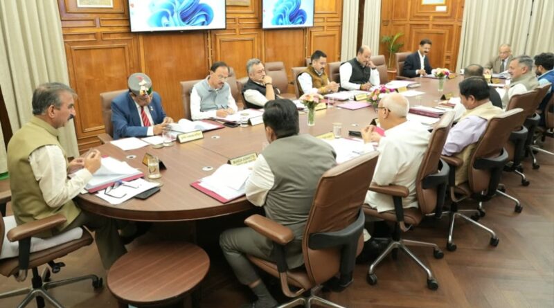 Himachal Cabinet Decisions HIMACHAL HEADLINES