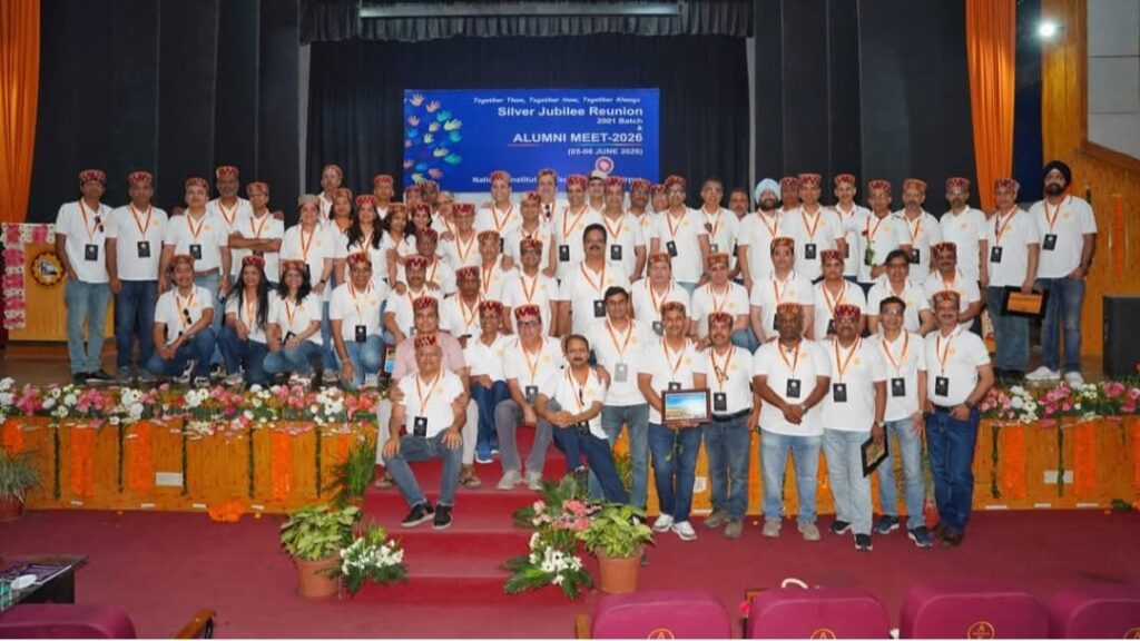 A Walk Down Memory Lane: NIT Hamirpur 2001 Batch Alumni Reunite for a Special Celebration HIMACHAL HEADLINES