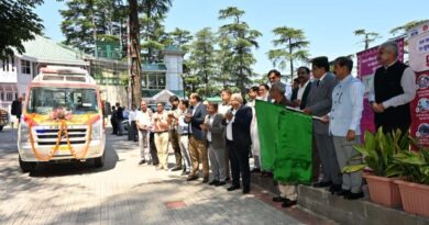 Sukhu flags off ambulances donated by HDFC bank under CSR initiative HIMACHAL HEADLINES