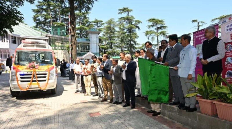 Sukhu flags off ambulances donated by HDFC bank under CSR initiative HIMACHAL HEADLINES