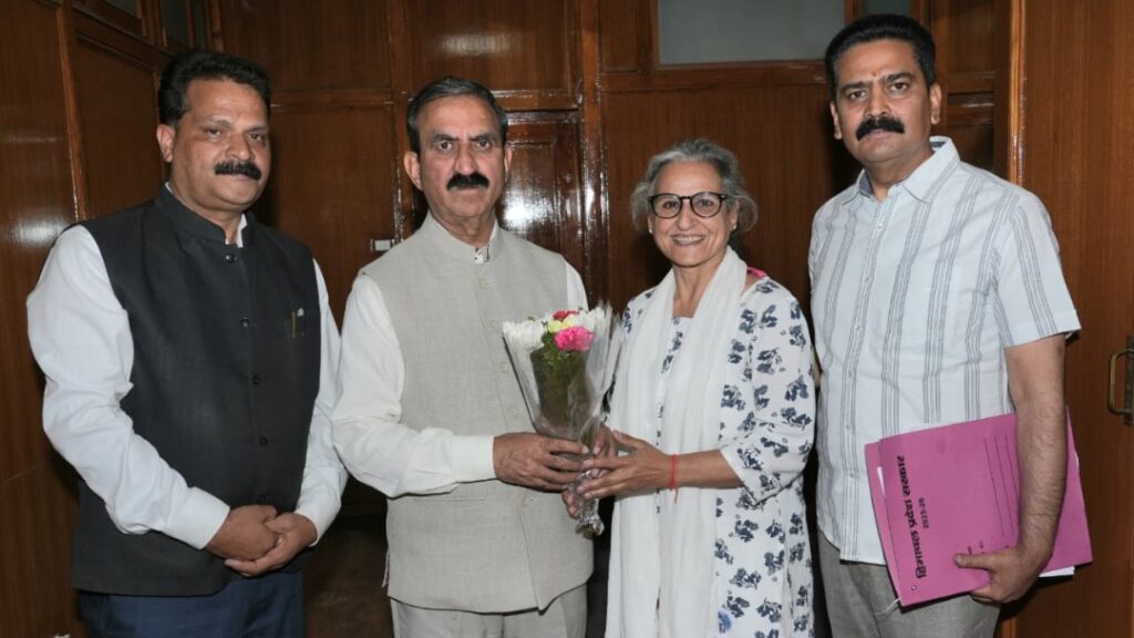 Independent Councillor calls on CM Sukhu HIMACHAL HEADLINES