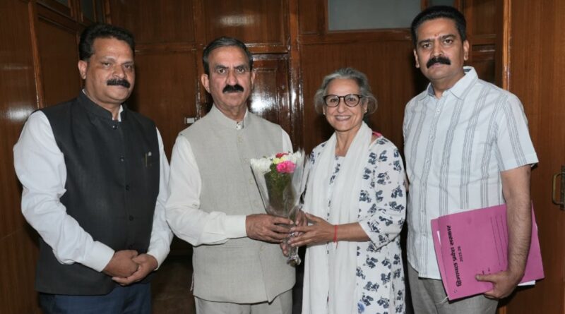 Independent Councillor calls on CM Sukhu HIMACHAL HEADLINES