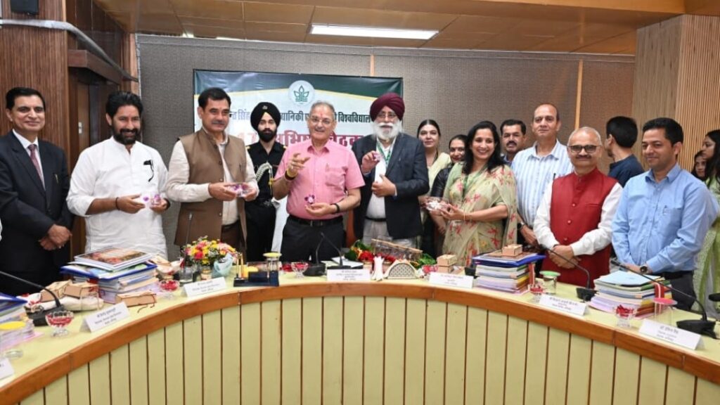 Governor chairs senate meeting of Dr. Y.S. Parmar University of Horticulture and Forestry Governor chairs senate meeting of Dr. Y.S. Parmar University of Horticulture and Forestry HIMACHAL HEADLINES