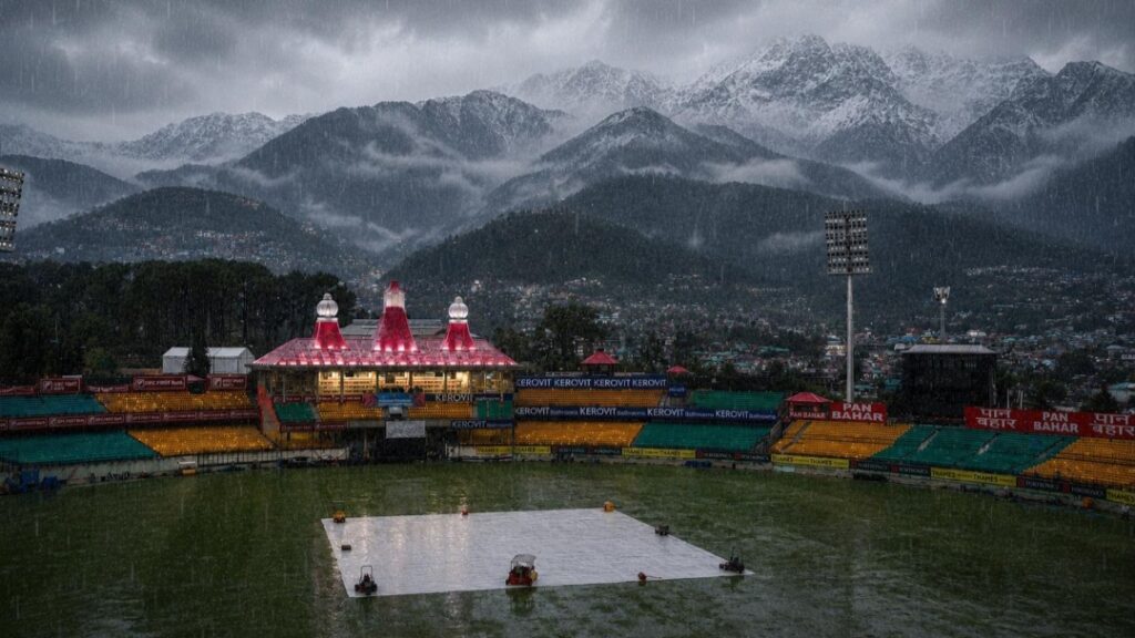 Divine Blessings, Majestic Dhauladhars and Cricket Fever: Dharamshala Gears Up for India–Afghanistan ODI Divine Blessings, Majestic Dhauladhars and Cricket Fever: Dharamshala Gears Up for India–Afghanistan ODI HIMACHAL HEADLINES