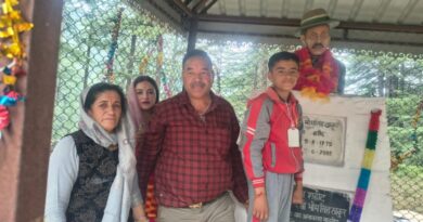 Even after 26 years, the announcements made in the name of Kargil martyr Bhim Singh remain incomplete HIMACHAL HEADLINES