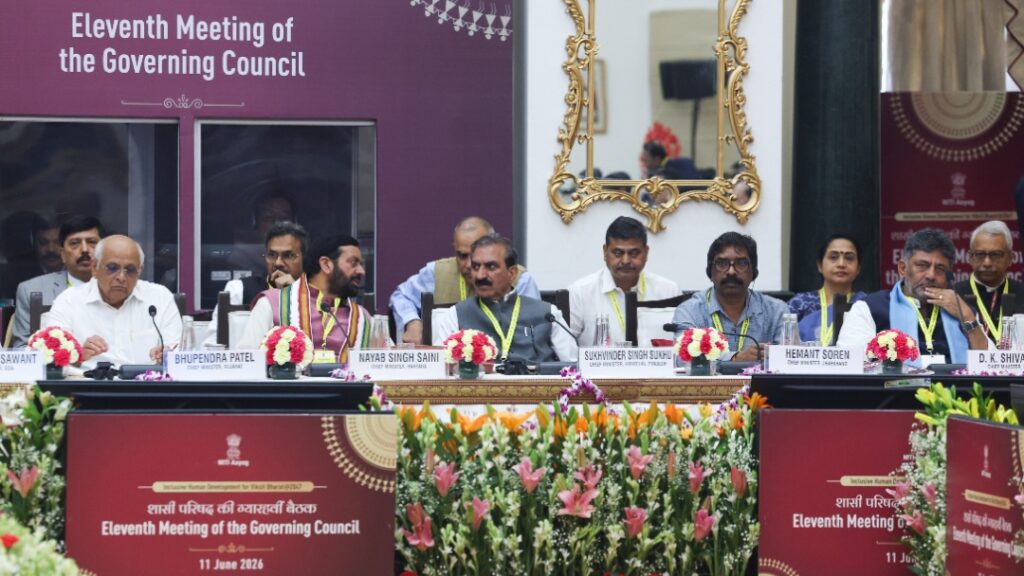 Sukhu raises RDG and other major issues of Himachal in NITI Aayog Governing Council Meeting HIMACHAL HEADLINES