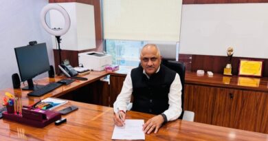 Rajesh Kumar Chandel assumes charge as Director (Projects), SJVN HIMACHAL HEADLINES