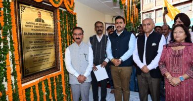Sukhu Opens Kasumpti Parking; ₹150 Cr for Circular Road HIMACHAL HEADLINES