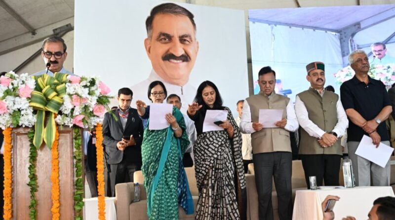 Sukhu urges PR representatives to contribute Chitta-Free Panchayats HIMACHAL HEADLINES