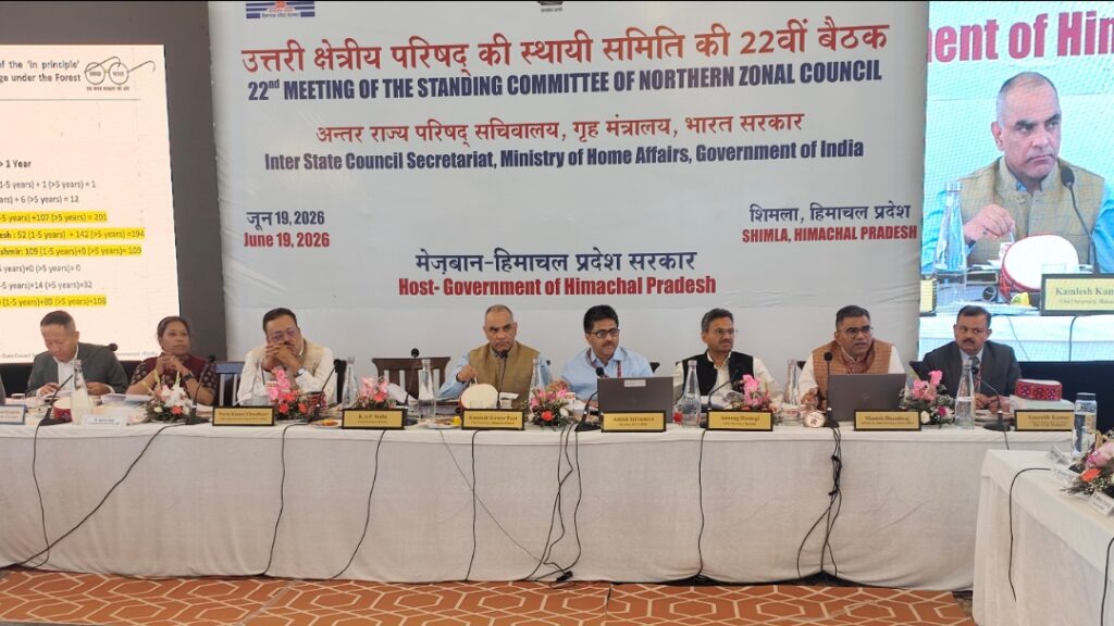 Himachal Government flags key concerns at NZC standing committee meeting HIMACHAL HEADLINES
